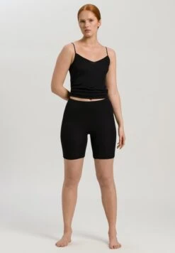 Woolen Silk Spaghetti Top Black (071415) -Hanro woolen silk spaghetti top black 071415 2