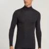 Woolen Silk Turtle Neck Anthracite (073403) -Hanro woolen silk turtle neck anthracite 073403