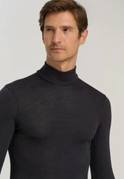 Woolen Silk Turtle Neck Anthracite (073403) -Hanro woolen silk turtle neck anthracite 073403 3